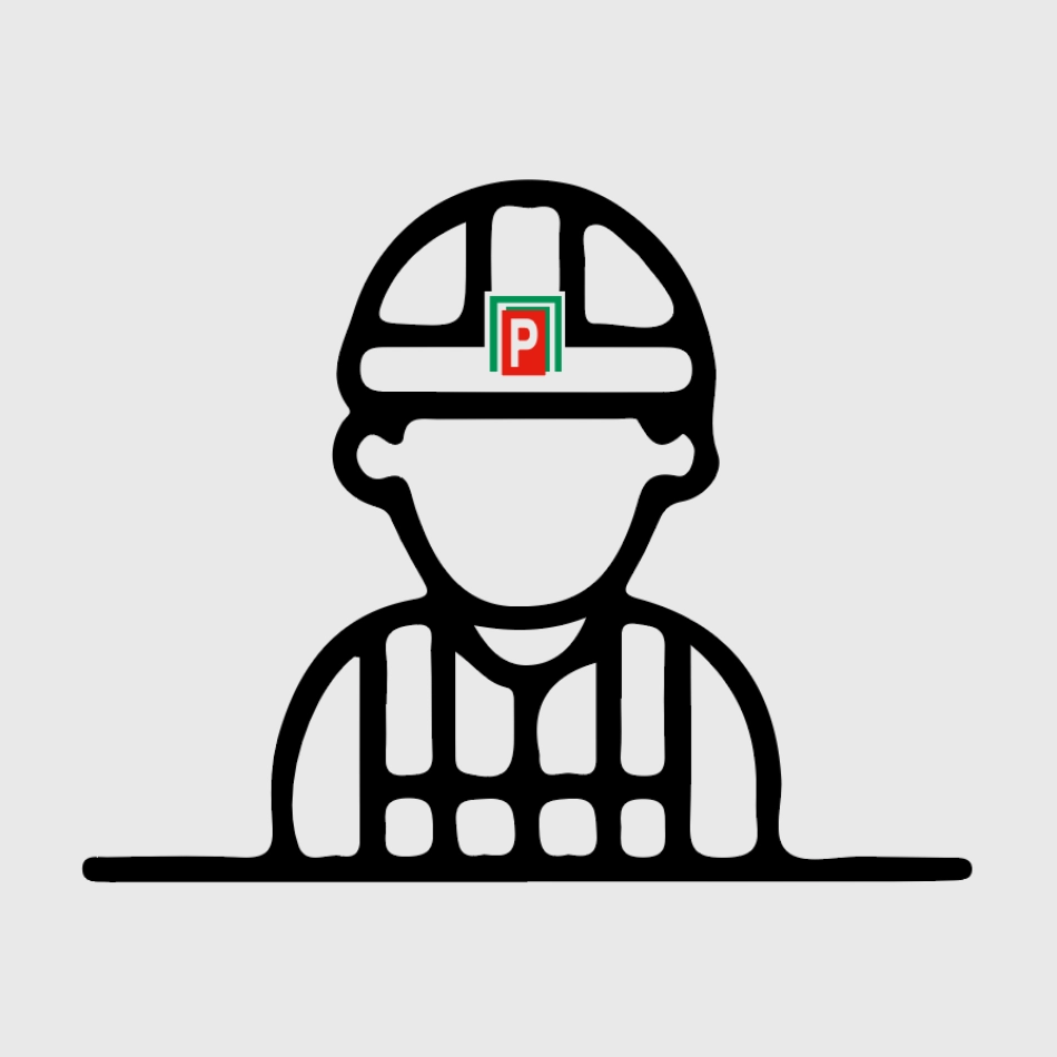 Kontaktbild neutral Bauarbeiter Icon | Peter Pöllabauer